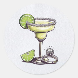 Margs & Matrimony Runder Aufkleber