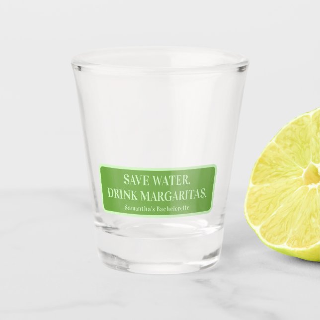Margs Matrimony Tequila Brautparty Bachelorette Schnapsglas (Vorderseite)