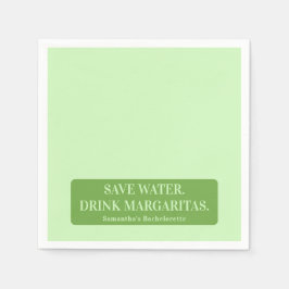 Margs Matrimony Tequila Brautparty Bachelorette Serviette