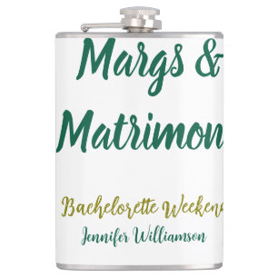 Margs und Ehe hinzufügen Name Datum Junggesellinne Flachmann