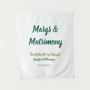 Margs und Ehe hinzufügen Name Datum Junggesellinne Wandteppich