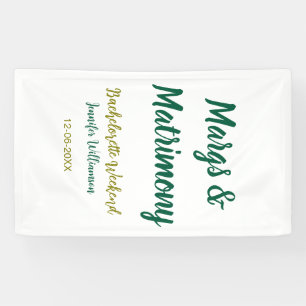 Margs und Ehe Name Datum Junggesellinnenabschied Banner