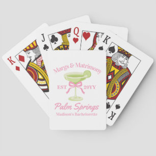 Margs und Hochzeit Margaritas Junggesellinnenabsch Spielkarten