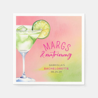 Margs und Matrimony Junggesellinnenabschied Serviette