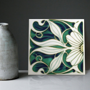 Marguerite Art Deco Gänseblümchen Wanddekoration A Fliese