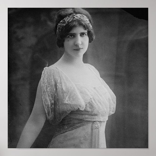 Marguerite Beriza Portrait Poster (Vorne)