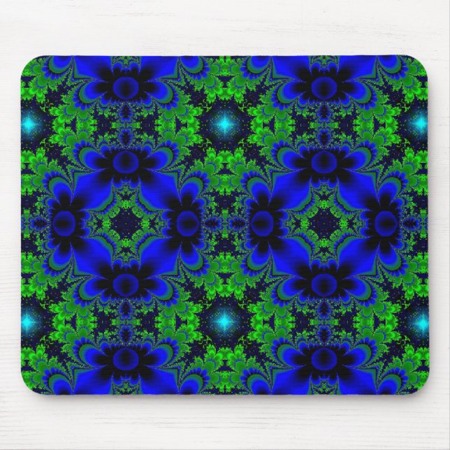 Marguerite , Daisies-Blume im Retro-Stil Mousepad (Vorne)