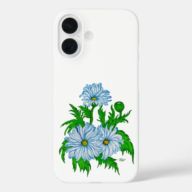 Marguerite, Daisies-Blume iPhone 16 Hülle (Rückseite)
