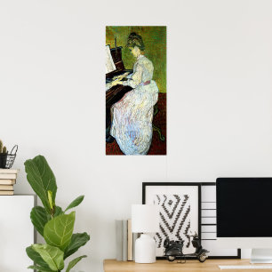 Marguerite Gachet am Klavier von Vincent van Gogh Poster