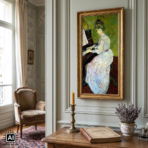 Marguerite Gachet am Piano von Vincent van Gogh Poster