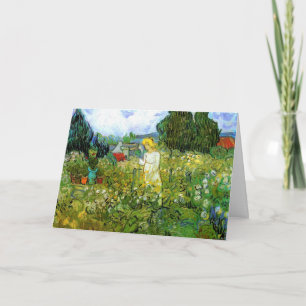 Marguerite Gachet im Garten von Vincent van Gogh Karte