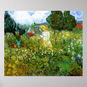 Marguerite Gachet im Garten von Vincent van Gogh Poster