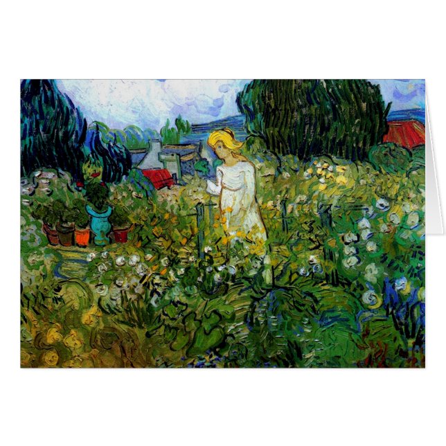 Marguerite Gachet in Garden Van Gogh Art (Devant Horizontal)