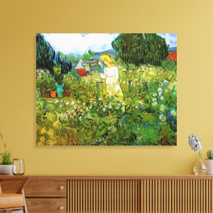 Marguerite Gachet in Garden von Vincent van Gogh Leinwanddruck