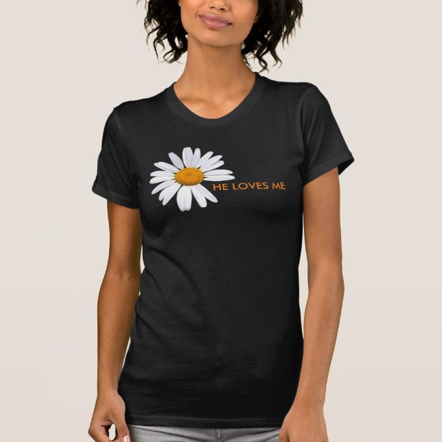 Marguerite il m'aime T-shirt (Devant)