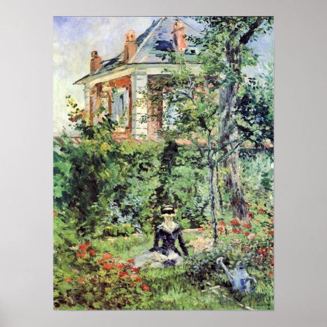 Marguerite im Garten von Bellevue Poster (Vorne)