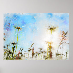 Marguerite - - Impression acrylique