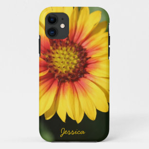 Marguerite jaune lumineuse, coque iphone