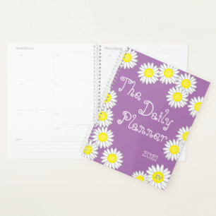 Marguerite jaune violet