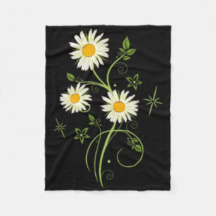 Marguerites Daisy Spring Summer Daisies Blume Shi Fleecedecke