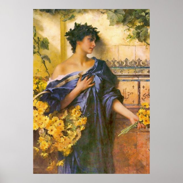 Marguerites von Conrad Kiesel Poster (Vorne)