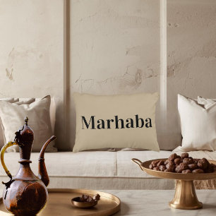 Marhaba - einfache arabische Begrüßung Dekokissen