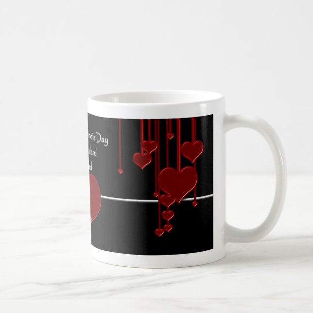 Mari de la tasse de Valentine, coeurs nommés (Droite)