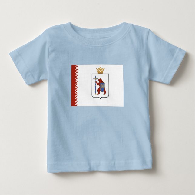 Mari El Flag Baby T-shirt (Vorderseite)