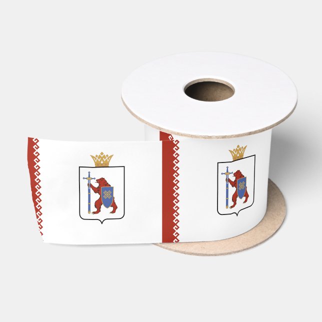 Mari El Flag Satinband (Spule)