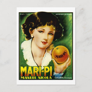 Mari Pi Orangen Postkarte