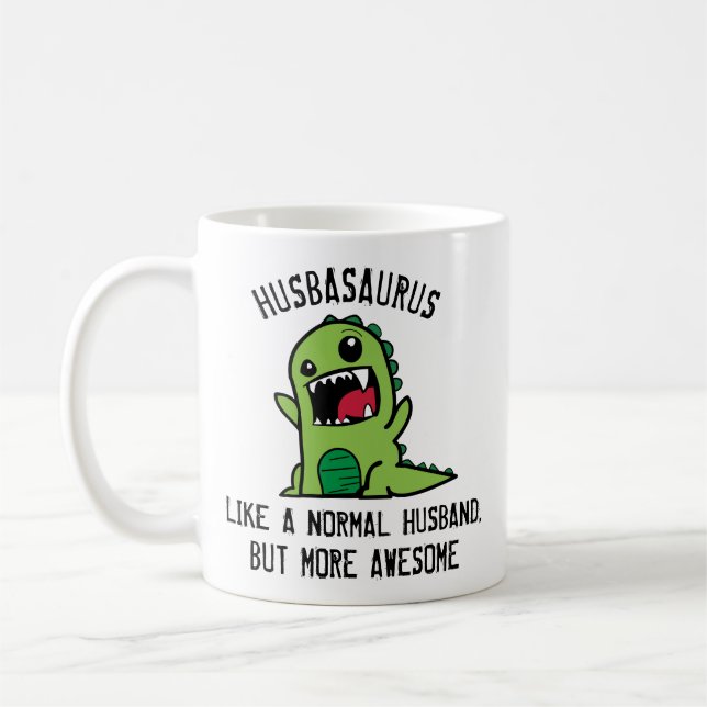 Mari Tasse Dinosaure, Husbasaurus Tasse, (Gauche)