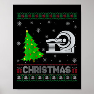 Mari Tech Xmas Tree Lighting Ugly Christmas Poster