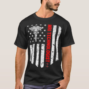 Mari Technologist American Flag Patriotic Medicine T-Shirt