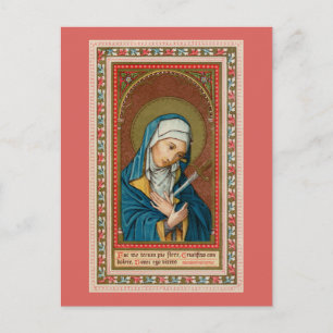 Maria als Mater Dolorosa (Mutter der Schmerzen) (S Postkarte