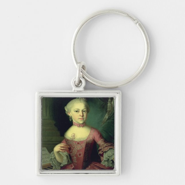 Maria Anna Mozart, angerufen 'Nannerl Schlüsselanhänger (Vorne)