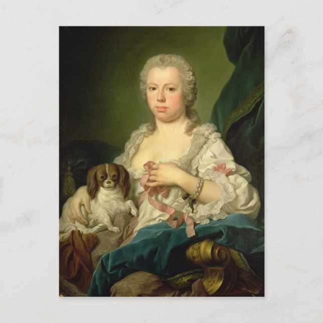 Maria-Barbara de Braganza Postkarte (Vorderseite)