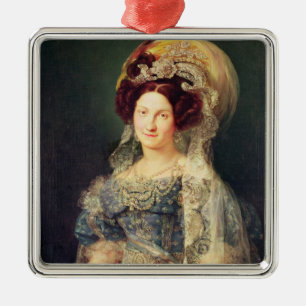 Maria Christina de Bourbon Ornament Aus Metall