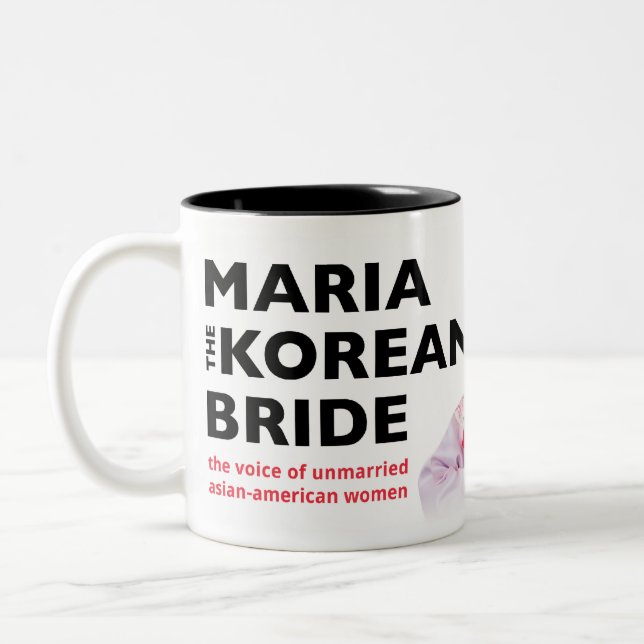 Maria die koreanische Braut-Tasse Zweifarbige Tasse (Links)