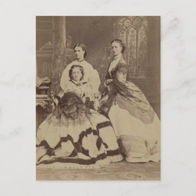 Maria, Empress of Russia Romanov, Mutter, Schweste Postkarte (Vorderseite)