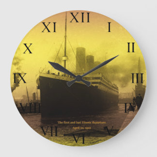 © MARIA früh stehst du 121 Titanic-Departing Große Wanduhr