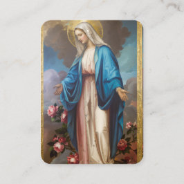 Maria-Gebetskarte Katholische Gedenk-Gebetskarte Visitenkarte