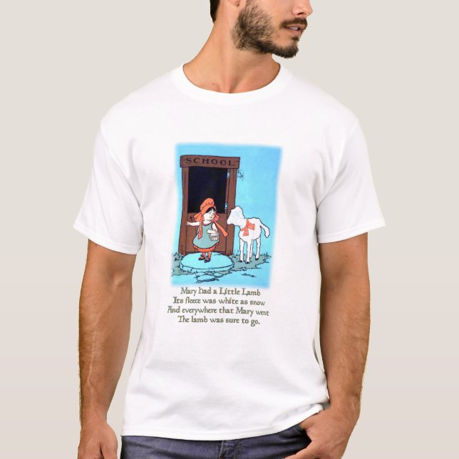 Maria hatte ein kleines Lamm (#1) T-Shirt (Vorderseite)