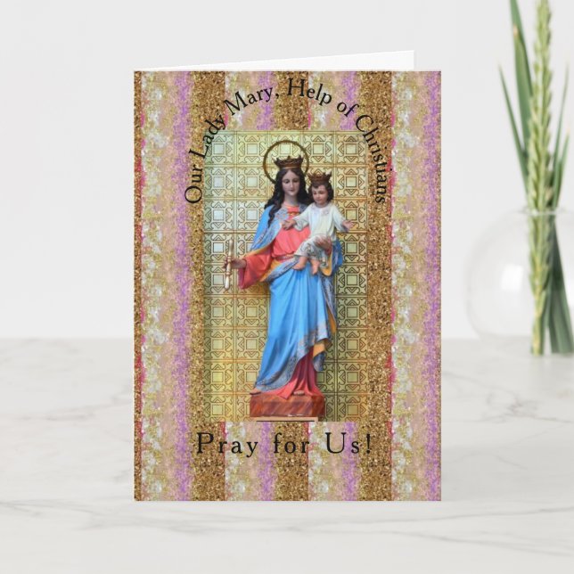 Maria, Hilfe der Christen-Karte Karte (Vorderseite)
