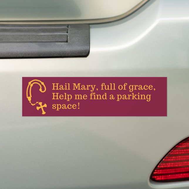 Maria hüllen autoaufkleber (Auf Auto)