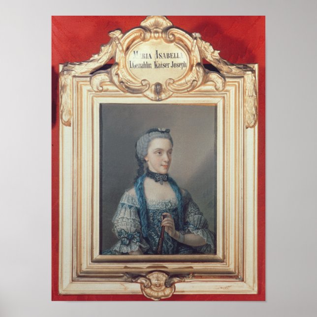 Maria Isabella von Parma Poster (Vorne)