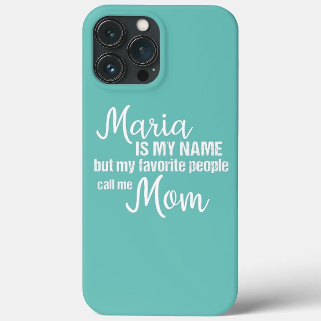 Maria ist mein Name, aber meine Lieblings-Leute ne Case-Mate iPhone Hülle (Rückseite)