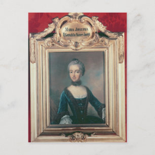Maria Josepha von Bayern zweite Ehefrau Joseph Postkarte