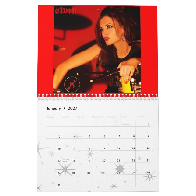 Maria Kanellis, Sänger/Texter und Kalender (Jan 2027)
