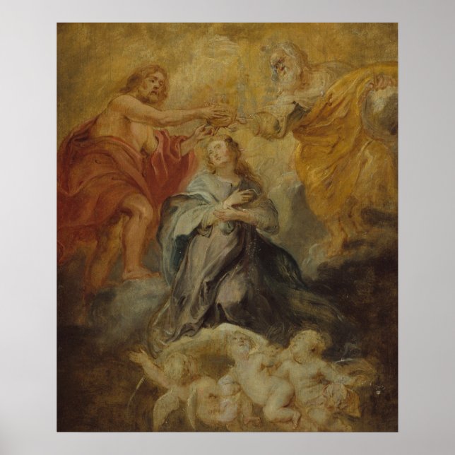 Maria-Krönung Poster (Vorne)