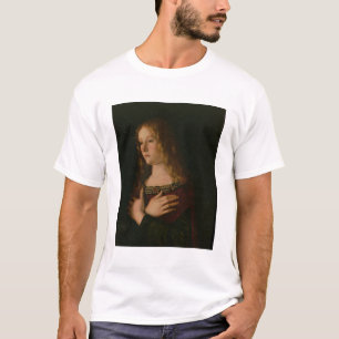 Maria Magdalena, Detail von der Jungfrau und vom T-Shirt